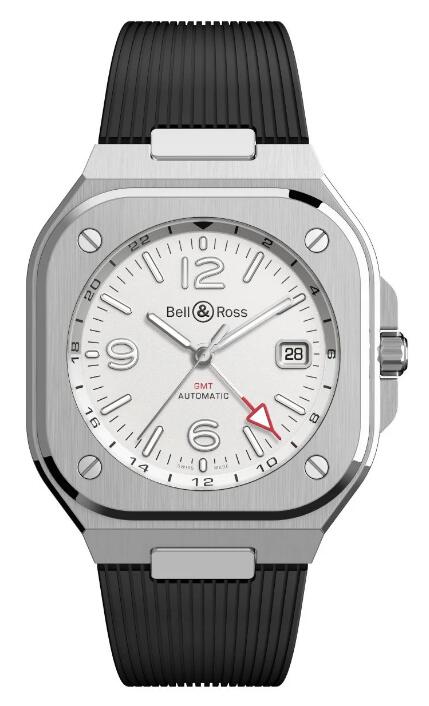 Bell & Ross BR 05 GMT WHITE BR05G-SI-ST/SRB Replica Watch